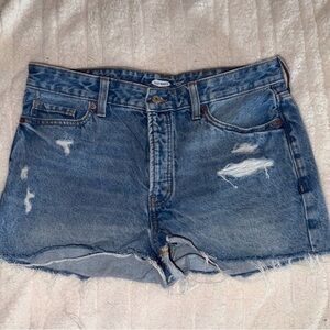 Old Navy Women's Distressed Blue Jean Shorts